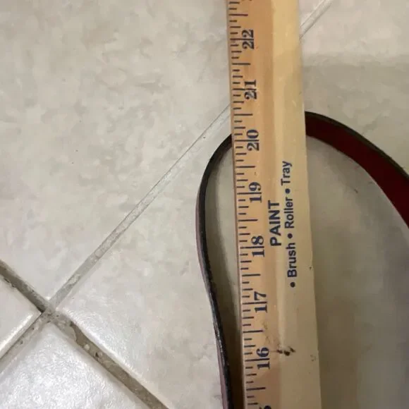 WILSONS LEATHER Pelle Studio Red Leather Bag Crossbody Purse - Picture 10 of 16